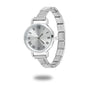 Fashion High Quality Men Women's Stainless Steel Square Round Shiny Zircon Watch Bracelet For Friend Birthday DIY Jewelry Gift