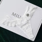 Sexy Women G-string Hollow Out Seamless Perspective Panties Low Waist Thongs Underwear Girls See-Through Intimates Soft Lingerie
