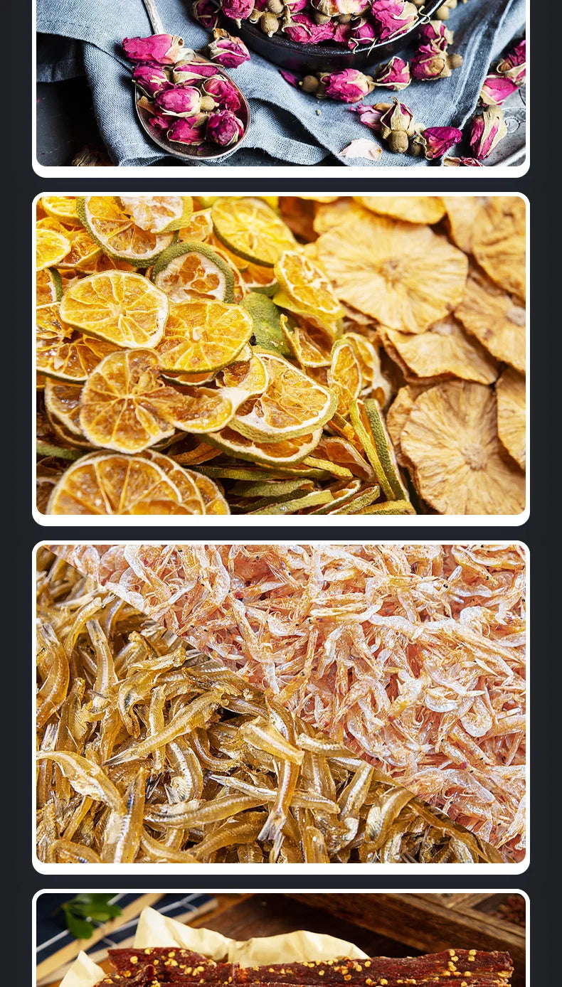 8-Tier Stainless Steel Food Dehydrator,Commercial Power, Digital Thermostat(30°C-90°C), for Jerky/Fruits/Herbs, BPA-Free