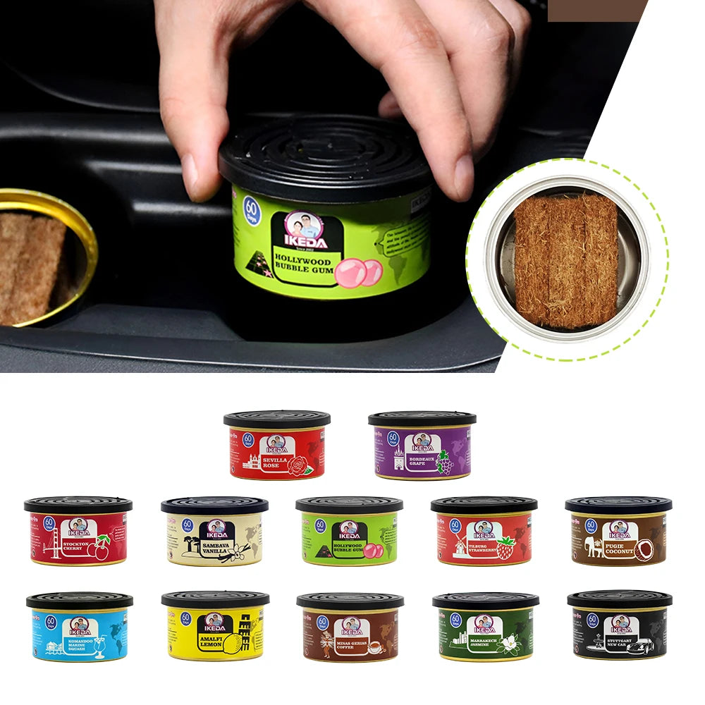 Best-selling Wooden Block Canned Car Aromatherapy, Fragrance Paste, Deodorizing Air Freshener, High-end Solid Perfume