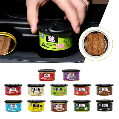 Best-selling Wooden Block Canned Car Aromatherapy, Fragrance Paste, Deodorizing Air Freshener, High-end Solid Perfume