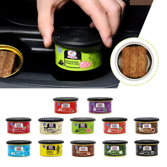 Best-selling Wooden Block Canned Car Aromatherapy, Fragrance Paste, Deodorizing Air Freshener, High-end Solid Perfume