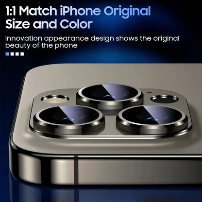 Metal Camera Lens Protector For iPhone 15 14 Pro Max Plus Camera Protector For iPhone 16 Pro Max Plus Rear Lens Screen Protector