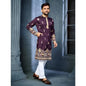 Muslim Kurtta Caftan Dubai Men'S Robe Long-Sleeved Ethnic Style Stand Collar Arabic Clothing National style Middle Eastern