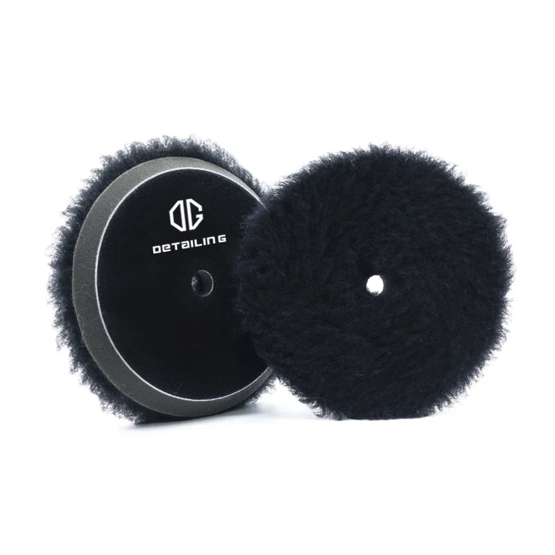 DETAILING Car Polishing Pad Wool Buffing Pads Waxing Polishing Disc Cleaning Scratch Removal Tool 3/5/6 Inch Self-Adhesive