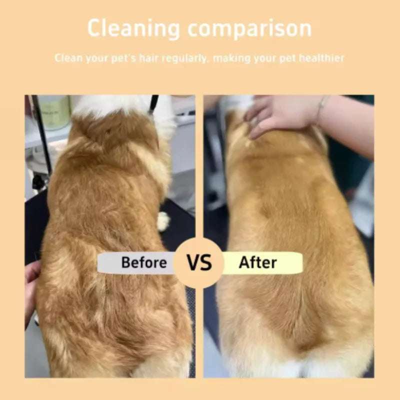 Self-Cleaning One-Button Dog Comb Pet Hair Remover Cat Brush Massage Grooming Combs for Dogs And Pets