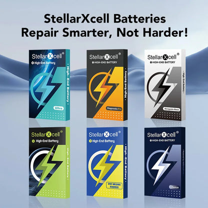 StellarXcell Choice Battery for iPhone 11 12 13 14 15 Mini Plus Pro Promax Original Capacity Replacement Bateria High Quality