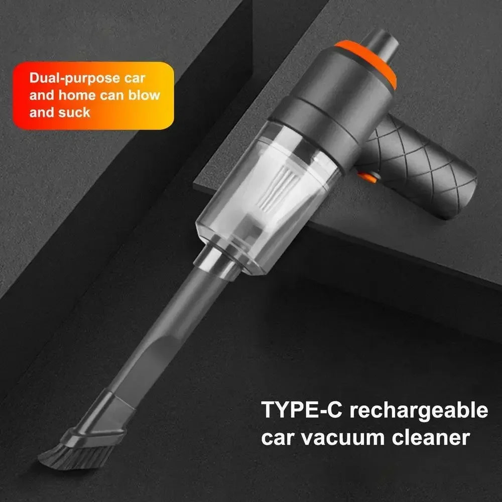 9000Pa Wireless Car Vacuum Cleaner USB Charging 1200mAh Portable Cleaning Appliance Mini Wet and Dry Vacuum Cleaner Household