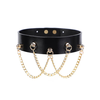 Genuine Leather Series Collar Slave Bed Neck Restraint Belt Strap BDSM Female Couple Bondage Erotic Fun Sex Toys Adult Games
