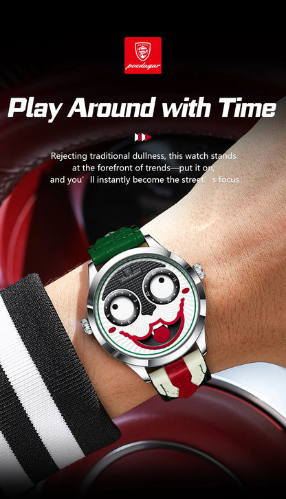 POEDAGAR Top Original Watch For Man Luxury High Quality Waterproof Man Wristwatch Quartz Leather Men's Sports Watches Male Reloj