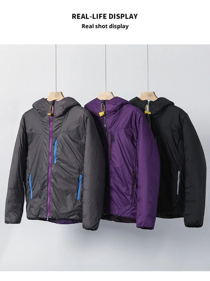Windproof & Waterproof Winter Jacket  2025 Lightweight Abrasion-Resistant Parka with Hood Unisex Thermal Coat