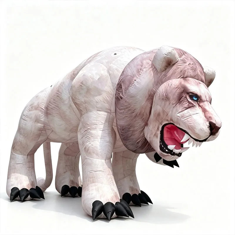 Giant Inflatable Lion Mascot Animal Model Outdoor Shopping Mall Zoo Scenic Spot Decoration Display Props
