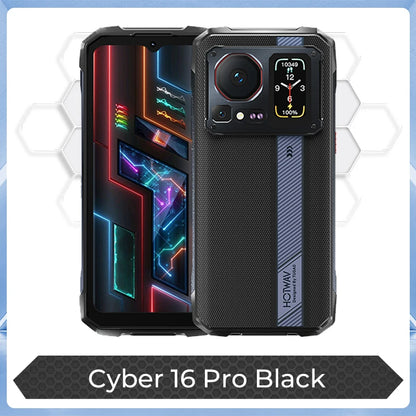HOTWAV Cyber 16 Pro Rugged Smartphone G100 Octa-core Android 15 Mobile Phone 108MP 6.6'' FHD+ 2K 8GB 512GB 6280mAh Cellphone