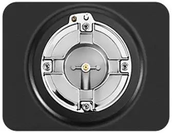 4 Burners Black Enamelled Plate 58 cm Automatic Flame Protection, Natural Gas and Propane Gas, Built-in Gas Hob