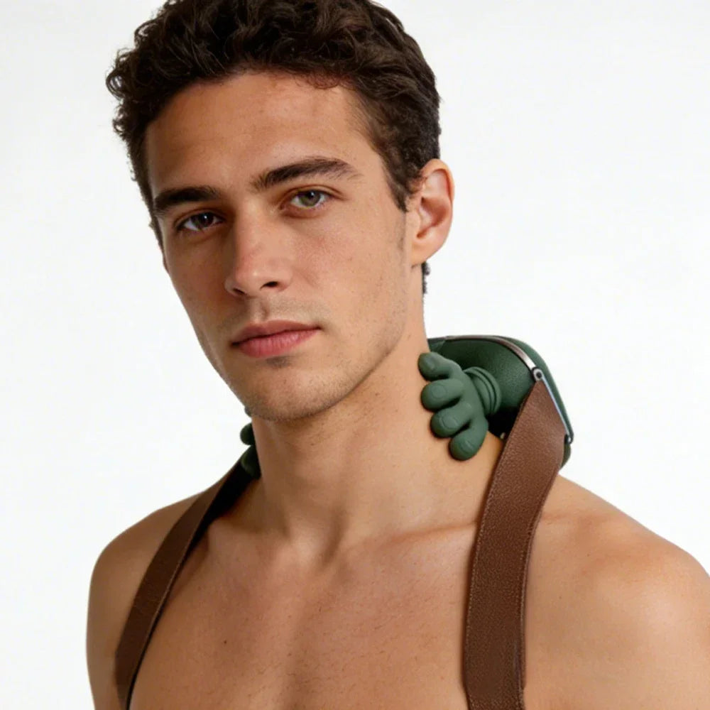 Bionic Finger Neck Shoulder Trapezius Muscle Relax Massager Neck Cervical Kneading Massage Shawl Brushless Motor Neck masajeador