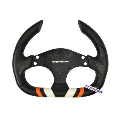 Tiypeor PU 320mm Seering Wheel for Simulate Racing Game Drift Sports Style Wheel