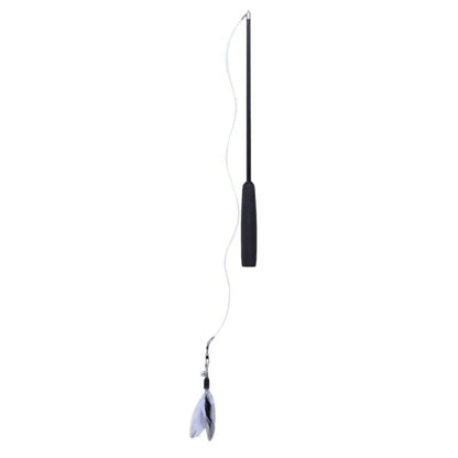 Durable 3-section Cat Teaser Wands Interactive Funny Telescopic Fishing Pole Stick Teaser Cat Accesorios
