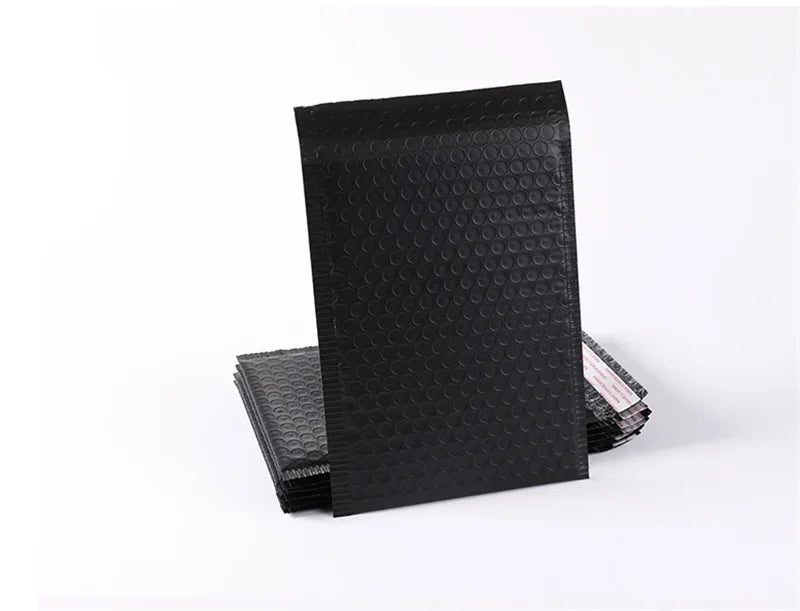 50/100 Pcs Black Bubble Packaging Envelope Mailing Envelopes Mailer Poly Envelope for Shipping Self Seal Bubble Bags Padding