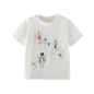 Jumping Meters 3-8T Fashion Design Kids Tees Hot Selling Cotton Summer Girls Tshirts Baby Clothes Children's Tees Tops
