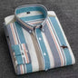 100% Cotton Oxford Shirt For Men's Long Sleeve Solid Casual Business Regular-Fit Formal Dress Shirts Social Blouse Male Clothes