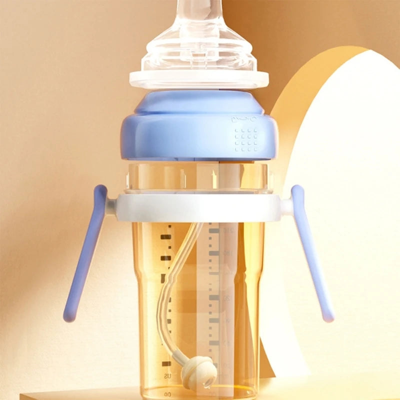 Classic Feeding Bottle Handles Soft Compatible Silicone Baby Nursing Bottles Handles Easy to Carry Handles for Hegen Bottle Size