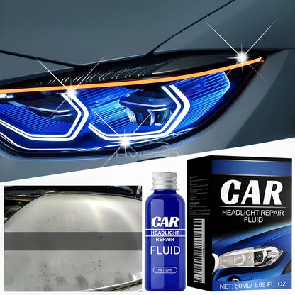Car Headlight Scratch Repair fog Remover 10/30/50ml Light Cleaner Automotive Restoration Kit Polishing Cleaning Maintenance tool