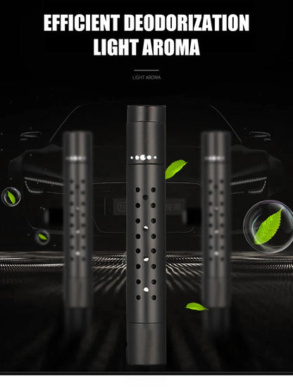 Car Fragrance Custom Vent Clip Cylindrical Essential Oil Car Diffuser Vent Clip with 5 Refill Sticks for Auto Office Kitchen