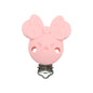 10pcs Silicone Cartoon Pacifier Clips Food Grade Silicone DIY Baby Teether Toy Necklace Pacifier Chain Dummy Clips