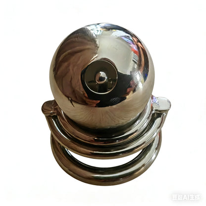 Fully Enclosed Chastity Cage Inescapable Men Steel Cock Cage BDSM Bondage Cbt Device Anti Pullout Metal Male Chastity Device