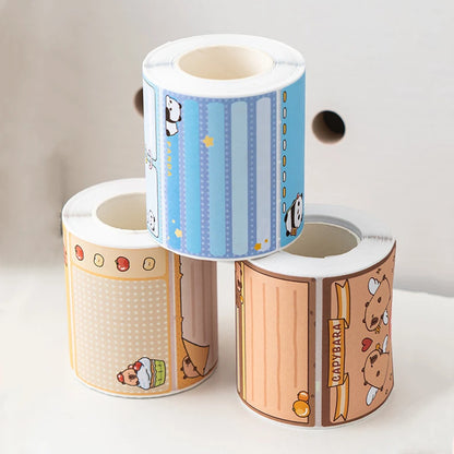 256 Sheets Pull-out Cartoons Sticky Notes Pads Posits Stationery Paper Stickers Posted It Memo Notepad Notebook Message Sticker