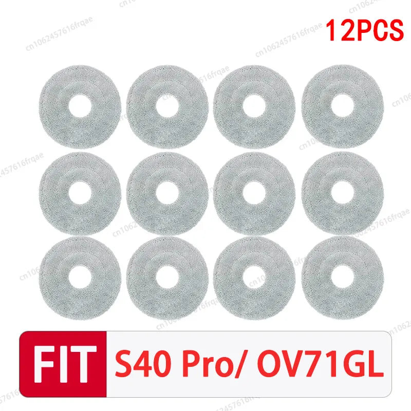 For Xiaomi S40 PRO / OV71GL Robot vacuum cleaner Accessories Main Side Brush Mop Cloth Filter Dust Bag Replacement Spare Parts