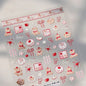 Colorful 5D Happy Birthday Nail Art Sticker Cake Candle Numbers Musical Note Cute Bear Stars Cherry Self Adhesive Manicure Decal