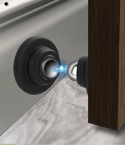 Magnetic Door Stopper Holder Free-punch Kitchen Door Stop Silicone  Anti Collision Windproof Household  Accessories Retainer