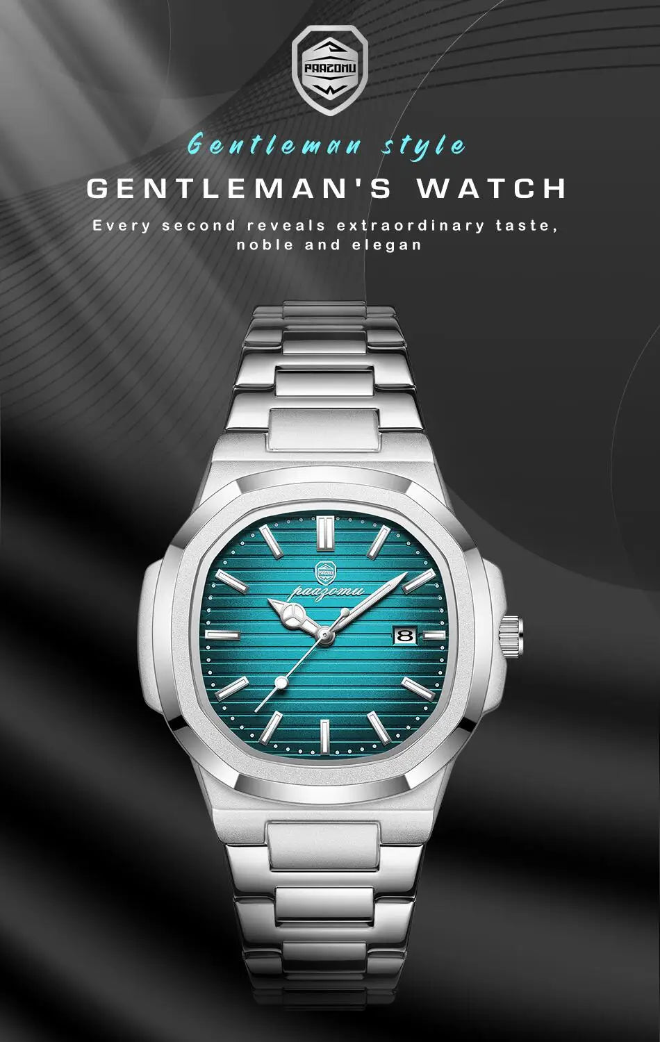2026 New For Men Fashion Brand Male Watch Waterproof Luminous Stainless Steel Watches  Date Week Casual Quartz Men's Clock Reloj