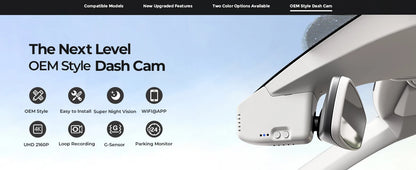 Mangoal 4K Dash Cam GPS WiFi & APP For Volkswagen Tiguan Gen2 AD BW Dash Car Camera 2018-2024 Plug and Play