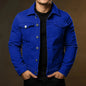 Men'S Casual Fashionable Outerwear Jacket Mens Medium Long Cotton Jacket Men'S Jackets Casual Daily Wear Jacket Ropa De Hombre