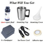 Headlight Polish and Restoration Kit for Cars-Includes 200ml/500ml Atomize Repair Liquid and 6-Grade Sandpaper