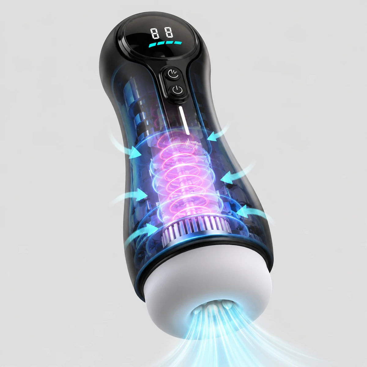 Automatic Male Vibration Masturbator Blowjob Sucking Machine Masturbation Cup Silicone Vaginal Sex Toys for Men Adult Goods