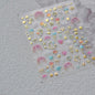 Gold Silver Metal Nail Stickers Dark Retro High-end Cross Nail Art Accessories Sticker Back Blue Nails 3D Decorations Decals DIY