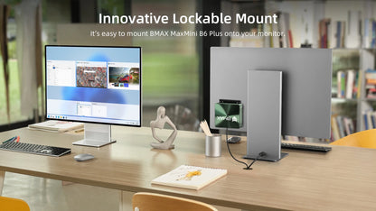 BMAX B6 Plus Mini PC Intel i3-1000NG4 Windows 11 OS 12GB RAM 512GB SSD WIFI 5 USB 3.0 USB * 3 HDMI * 2 Bluetooth Type-C mini pc