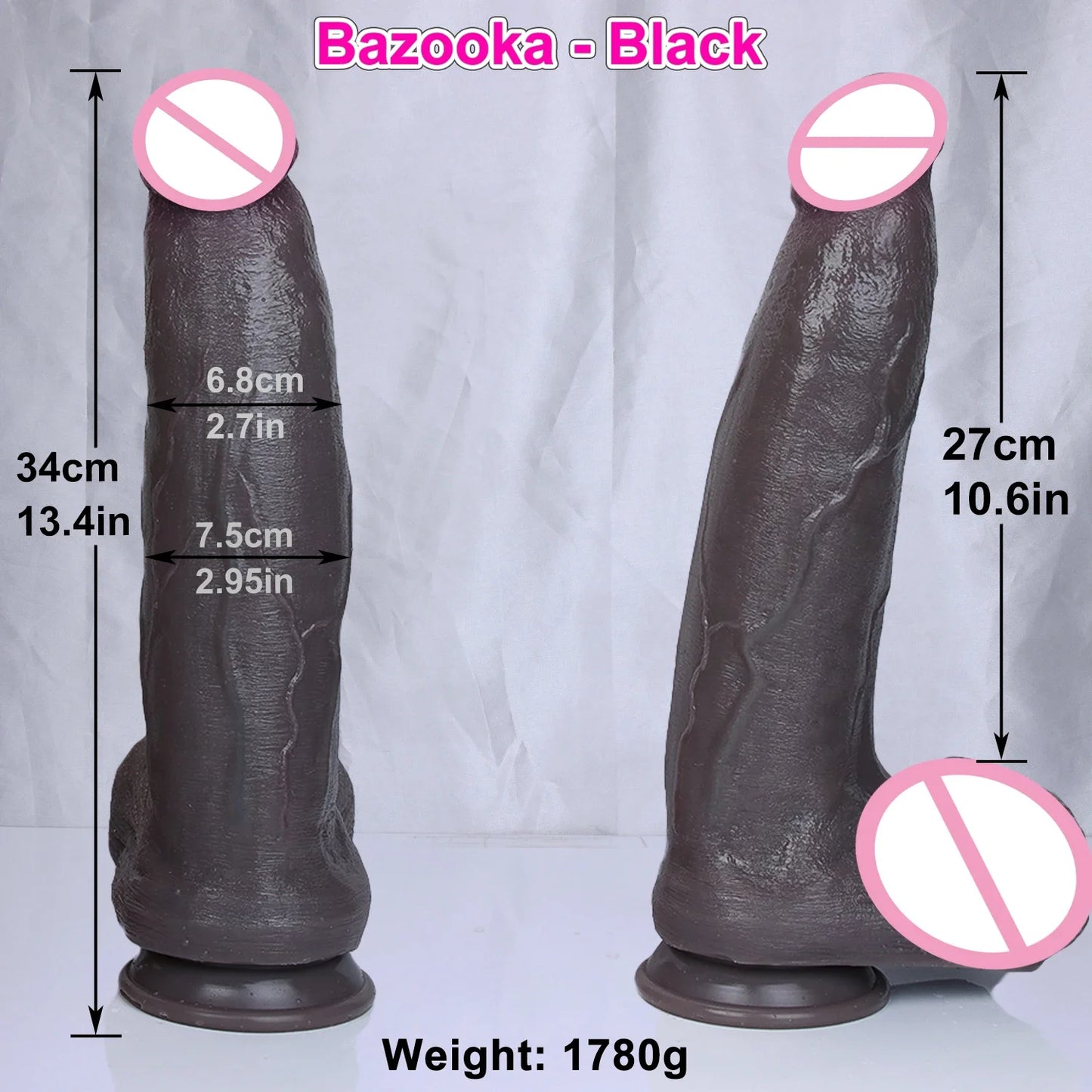 Huge Realistic Brown Giant Long Dildo Soft Silicone Vaginal Masturbators Penis Erotic Toy for Women Suction Cup Thick Glans Dick