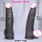 Huge Realistic Brown Giant Long Dildo Soft Silicone Vaginal Masturbators Penis Erotic Toy for Women Suction Cup Thick Glans Dick