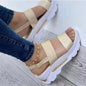 2025 Summer Sandals for Women Fashion Platform Sandals Wedge  Casual Shoes Lightweight Heeled Sandalias Mujer Flip Flops Zapatos