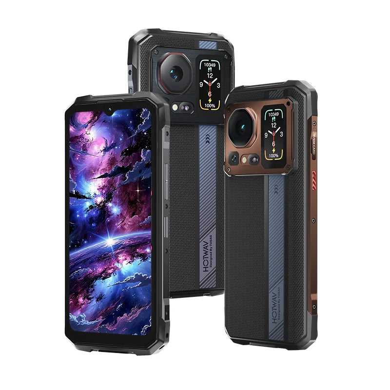 HOTWAV Cyber 16 Pro Rugged Smartphone G100 Octa-core Android 15 Mobile Phone 108MP 6.6'' FHD+ 2K 8GB 512GB 6280mAh Cellphone