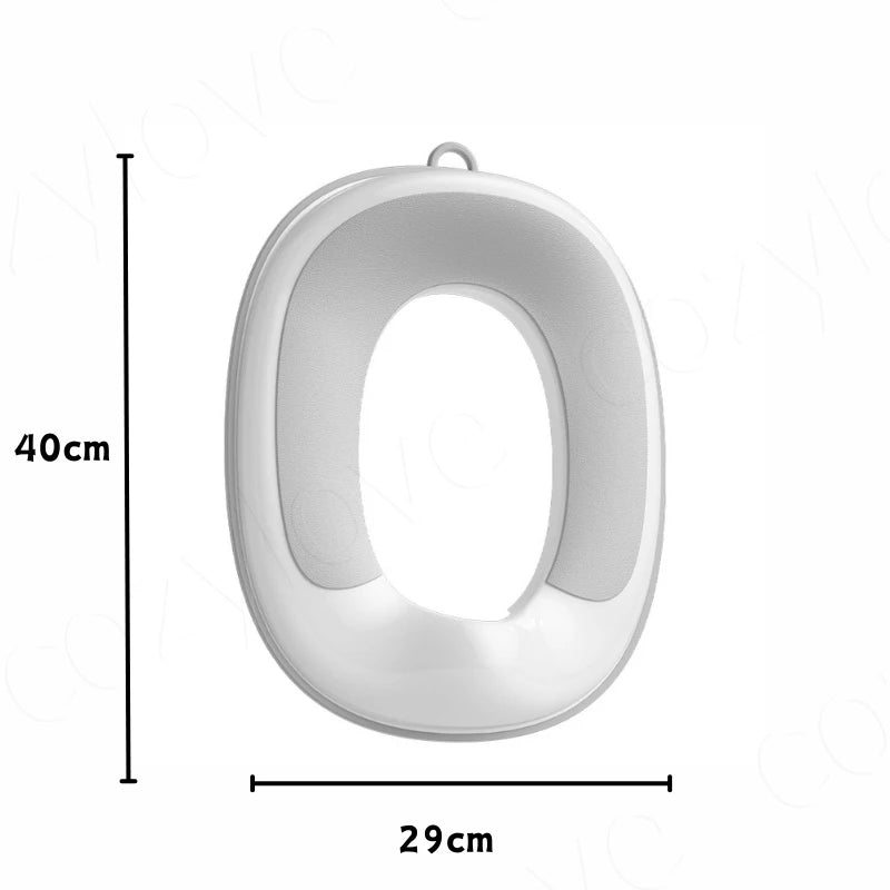 Non-Slip Portable Potty Seat for Toddlers | Foldable Travel Toilet Seat with Splash Guard for On-the-Go Potty Training