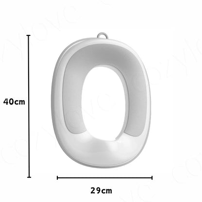 Non-Slip Portable Potty Seat for Toddlers | Foldable Travel Toilet Seat with Splash Guard for On-the-Go Potty Training