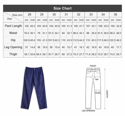 Maden Men's Vintage Denim Jeans Washed Blue Lightweight Baggy Straight Wide Leg Zipper Casual Spring Summer Pants