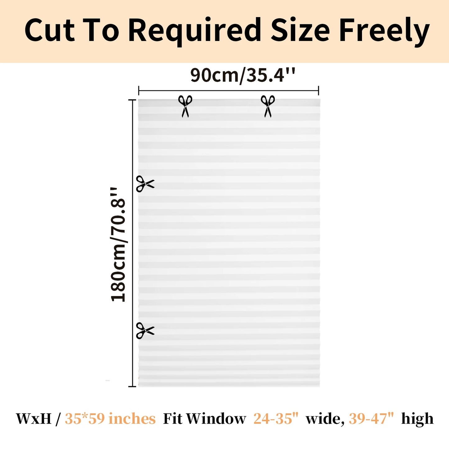 1Pc Shades Self-adhesive Half/Full Windows Nonwoven Folding Curtain Bathroom Balcony Living Room Balcony Curtains Pleated Blinds