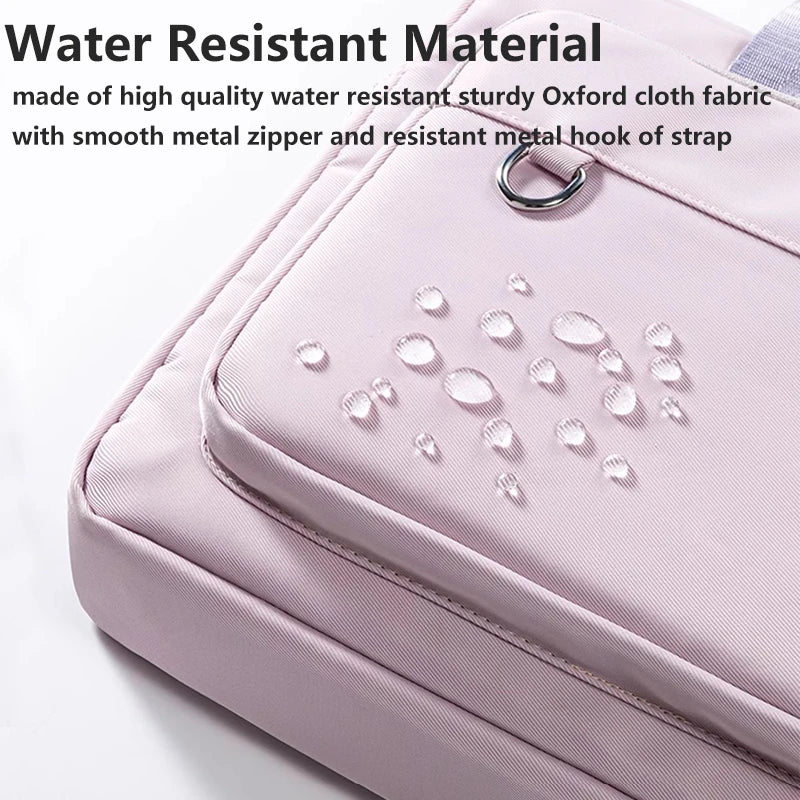 Laptop Shoulder Bag 13.3 15.6 inch for Women Notebook Briefcase Handbag for Macbook Pro 14 16 M4 M3 Air 15 Huawei Xiaomi Dell HP