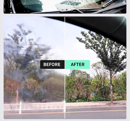 Glass Film Remover Car Glass Polishing Compound Windshield Cleaner Film Coating Oil Paste Film Emoval Cream Stains Auto Detail